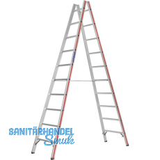 HYMER Alu-Sprossen-Stehleiter Type 6023 Sprossen=2 x 10 Länge=2,95 m HYMER Alu-Sprossen-Stehleiter Type 6023 Sprossen=2 x 10 Länge=2,95 m