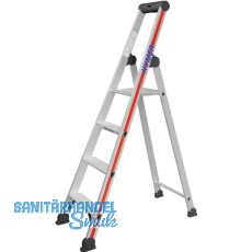 HYMER Alu-Stufen-Stehleiter mit Plattform Type 4026 Stufen 4 L�nge=1,60 m