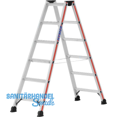 HYMER Alu-Stufen-Stehleiter Type 4024 Stufen=2 x 6 L�nge=1,53 m