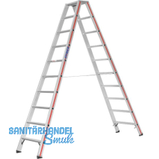 HYMER Alu-Stufen-Stehleiter Type 8024 Stufen=2 x 10 L�nge=2,50 m