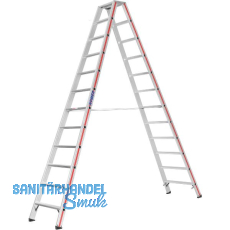 HYMER Alu-Stufen-Stehleiter Type 8024 Stufen=2 x 12 Länge=3,05 m HYMER Alu-Stufen-Stehleiter Type 8024 Stufen=2 x 12 Länge=3,05 m