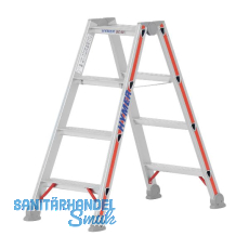 HYMER Alu-Stufen-Stehleiter Type 4024 Stufen=2 x 4 Länge=1,03 m HYMER Alu-Stufen-Stehleiter Type 4024 Stufen=2 x 4 Länge=1,03 m