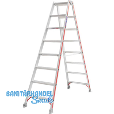 HYMER Alu-Stufen-Stehleiter Type 4024 Stufen=2 x 8 Länge=2,02 m HYMER Alu-Stufen-Stehleiter Type 4024 Stufen=2 x 8 Länge=2,02 m