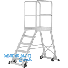 HYMER Podesttreppe fahrbar Type 6888 Stufen=8 Höhe bis Plattform=1,95 m HYMER Podesttreppe fahrbar Type 6888 Stufen=8 Höhe bis Plattform=1,95 m