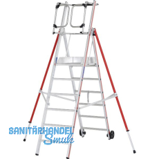 HYMER Alu ProTect Plattformleiter Type 8483 Sprossen=6 Höhe 2,60 m HYMER Alu ProTect Plattformleiter Type 8483 Sprossen=6 Höhe 2,60 m