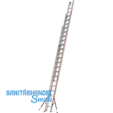 HYMER Alu Seilzugleiter 3 x 18 Sprossen Type 6261 L�nge=5,30/12,30 m