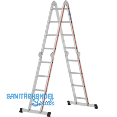 HYMER Alu-Vielzweckleiter Type 4043 Sprossen=4 x 4 HYMER Alu-Vielzweckleiter Type 4043 Sprossen=4 x 4