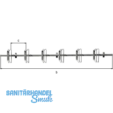 Fahrradständer Hagen 6 Einstellplätze Wandbefestigung Fahrradständer Hagen 6 Einstellplätze Wandbefestigung