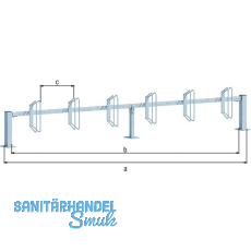 Fahrradständer Hagen 6 Einstellplätze Bodenbefestigung Aufschrauben Fahrradständer Hagen 6 Einstellplätze Bodenbefestigung Aufschrauben