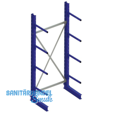 META Kragarm-Grundregal einseitig H�he 2500 mm Tiefe 800 mm Last 250/1500 kg