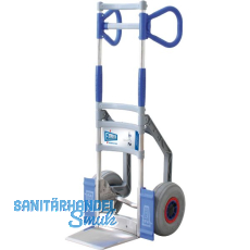 Profi-Klapprodel mit Luftbereifung Tragkraft 150 kg Schaufel 245x220 mm