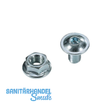 META Linsenflanschkopfschrauben und Bandmuttern je 42 Stück M6 x 12 META Linsenflanschkopfschrauben und Bandmuttern je 42 Stück M6 x 12