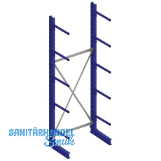 META Kragarm-Grundregal einseitig H�he 3000 mm Tiefe 500 mm Last 175/1200 kg