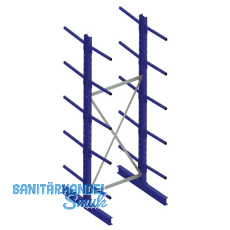 META Kragarm-Grundregal doppelseitig H�he 3000 mm Tiefe 400 mm Last 220/1500 kg