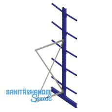 META Kragarm-Anbauregal doppelseitig H�he 3000 mm Tiefe 400 mm Last 220/1500 kg