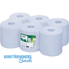 Papierhandtuch-Rolle blau 200 mm 2-lagig Packungsinhalt 6 Rollen