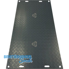 Bodenschutzplatte 2000 x 1000 x 8 mm LDPE schwarz mit Griffe Bodenschutzplatte 2000 x 1000 x 8 mm LDPE schwarz mit Griffe