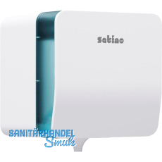 Spender für Putzpapier-Rollen max. 200 mm weiß Innenabwicklung Spender für Putzpapier-Rollen max. 200 mm weiß Innenabwicklung