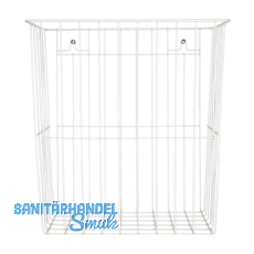 TORK Abfallbeh�lter Metallkorb 20 Liter Farbe wei� 220 x 320 x 350 mm