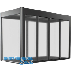 BIOHORT Gewächshausaufsatz Florentina 2 x 1 dunkelgrau BIOHORT Gewächshausaufsatz Florentina 2 x 1 dunkelgrau