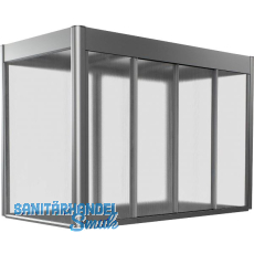 BIOHORT Gew�chshausaufsatz Florentina 2 x 1 quarzgrau