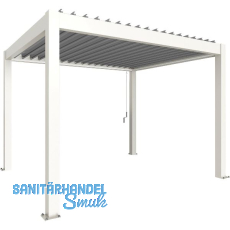 BIOHORT Pergola Gr. 3 x 3,5 weiß/silber BIOHORT Pergola Gr. 3 x 3,5 weiß/silber