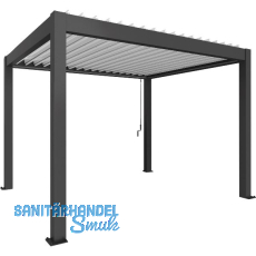 BIOHORT Pergola Gr. 3,5 x 3 dunkelgrau/weiß BIOHORT Pergola Gr. 3,5 x 3 dunkelgrau/weiß