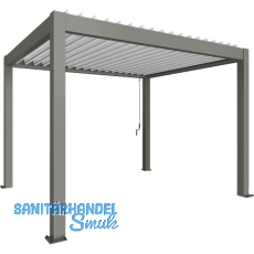 BIOHORT Pergola Gr. 3,5 x 3 quarzgrau/weiß BIOHORT Pergola Gr. 3,5 x 3 quarzgrau/weiß