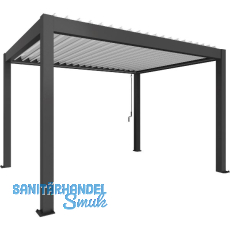 BIOHORT Pergola Gr. 4 x 3 dunkelgrau/weiß BIOHORT Pergola Gr. 4 x 3 dunkelgrau/weiß