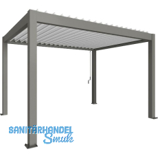 BIOHORT Pergola Gr. 4 x 3 quarzgrau/wei�