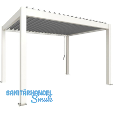 BIOHORT Pergola Gr. 4 x 3 weiß/silber BIOHORT Pergola Gr. 4 x 3 weiß/silber