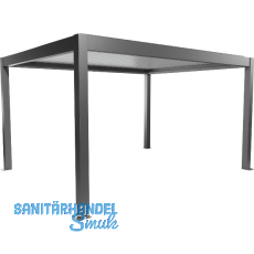BIOHORT Pergola Gr. 4,5 x 3,5 quarzgrau/weiß BIOHORT Pergola Gr. 4,5 x 3,5 quarzgrau/weiß