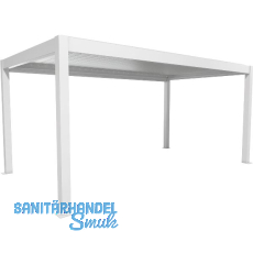 BIOHORT Pergola Gr. 5 x 3 weiß/silber BIOHORT Pergola Gr. 5 x 3 weiß/silber