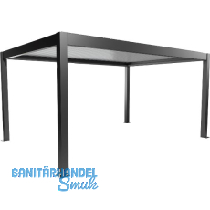 BIOHORT Pergola Gr. 5 x 3,5 dunkelgrau/weiß BIOHORT Pergola Gr. 5 x 3,5 dunkelgrau/weiß