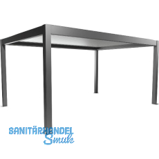 BIOHORT Pergola Gr. 5 x 3,5 quarzgrau/silber BIOHORT Pergola Gr. 5 x 3,5 quarzgrau/silber