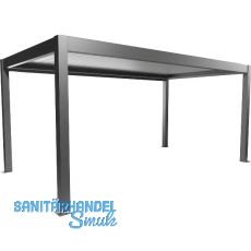BIOHORT Pergola Gr. 5,5 x 3 quarzgrau/silber BIOHORT Pergola Gr. 5,5 x 3 quarzgrau/silber