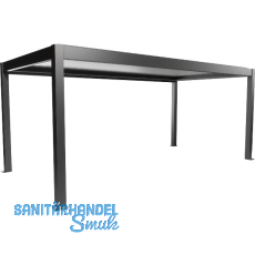 BIOHORT Pergola Gr. 6 x 3 dunkelgrau/silber BIOHORT Pergola Gr. 6 x 3 dunkelgrau/silber