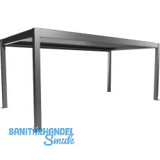 BIOHORT Pergola Gr. 6 x 3 quarzgrau