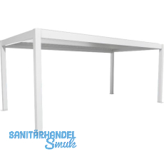 BIOHORT Pergola Gr. 6 x 3 weiß/silber BIOHORT Pergola Gr. 6 x 3 weiß/silber
