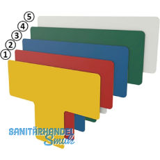 FATH Bodenmarkierung T-Form rot 50mm