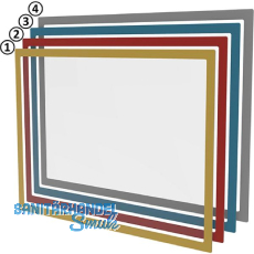FATH Dokumentenfenster magnetisch DIN A3 blau 450 x 327mm FATH Dokumentenfenster magnetisch DIN A3 blau 450 x 327mm