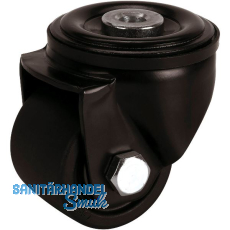 D�RNER + HELMER Lenkrolle Kunststoff Schwarz 50 mm 300 kg