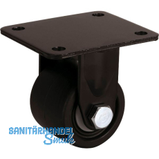 DÖRNER + HELMER Bockrolle Kunststoff Schwarz 75 mm 600 kg DÖRNER + HELMER Bockrolle Kunststoff Schwarz 75 mm 600 kg