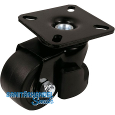 D�RNER + HELMER Schwerlast-Heberolle mit Polyamidrad Platte 65 mm 300 kg