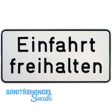 Hinweisschild Einfahrt freihalten 330 x 170 mm