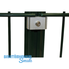 H+S Mattenklemmset UNI gerader Zaunverlauf Inhalt 3 St�ck