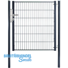 H+S Uni Tür für Zaunhöhe 1,4 m grau H+S Uni Tür für Zaunhöhe 1,4 m grau