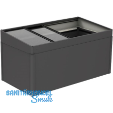 BIOHORT Fr�hbeetaufsatz HochBeet 2 x 1 dunkelgrau-metallic