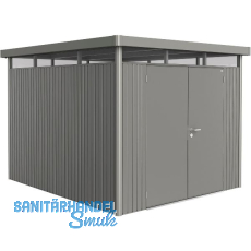 BIOHORT Gerätehaus HighLine H5 quarzgrau-metallic Doppeltür BIOHORT Gerätehaus HighLine H5 quarzgrau-metallic Doppeltür