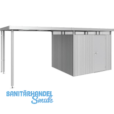 BIOHORT Seitendach HighLine H3 silber-metallic